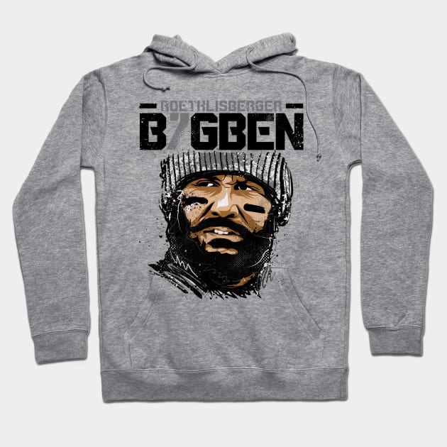 Ben Roethlisberger Pittsburgh Beta Hoodie by Buya_Hamkac